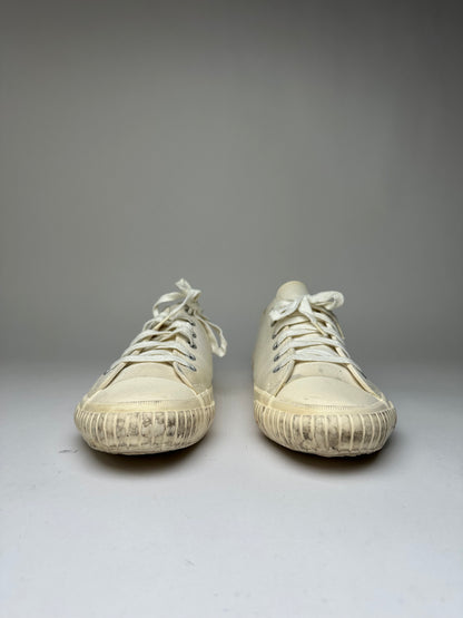 Vintage Comme Des Garcons Men's Homme Canvas Sneakers c. Late 2000s Off-White EU41
