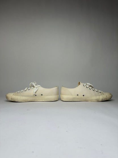 Vintage Comme Des Garcons Men's Homme Canvas Sneakers c. Late 2000s Off-White EU41