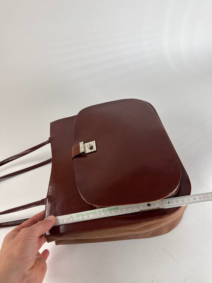 Vintage Jil Sander leather Bag Brown