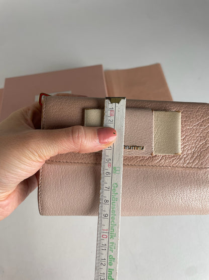 Vintage Miu Miu Pink Leather Wallet