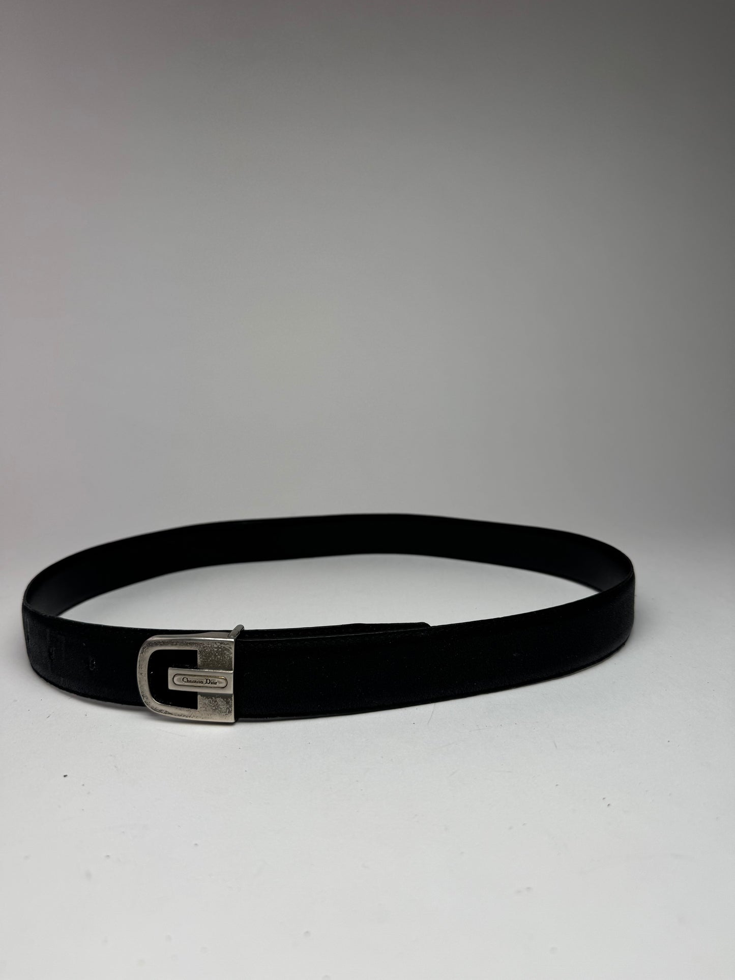 Vintage Dior Leather belt Black