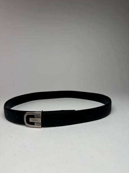 Vintage Dior Leather belt Black