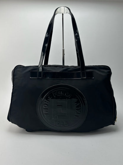 Sac de voyage vintage Fendi Roma noir