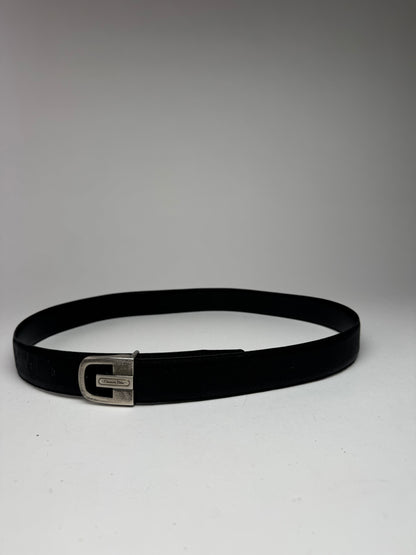 Vintage Dior Leather belt Black