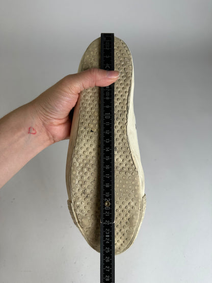 Vintage Comme Des Garcons Men's Homme Canvas Sneakers c. Late 2000s Off-White EU41