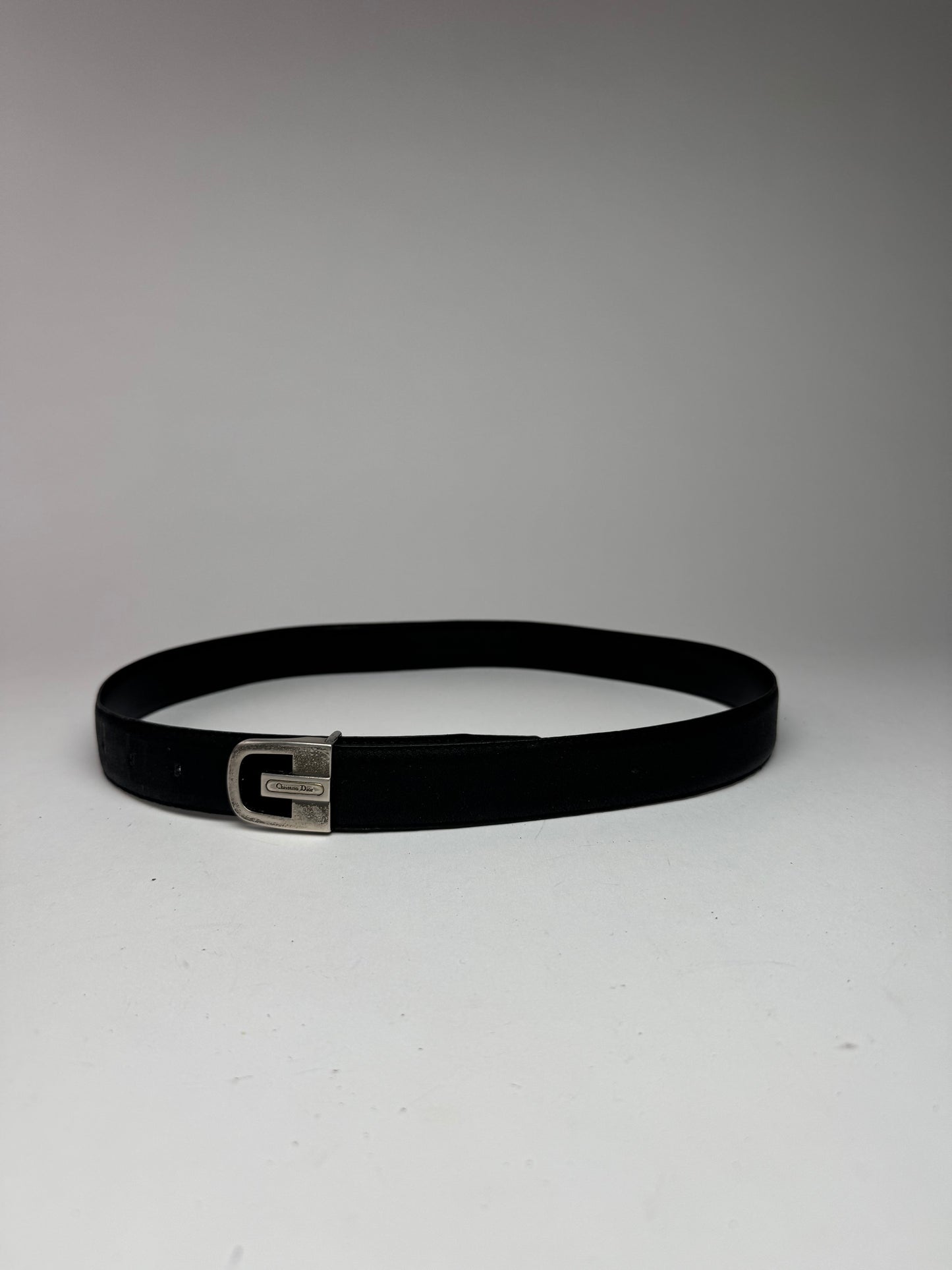 Vintage Dior Leather belt Black