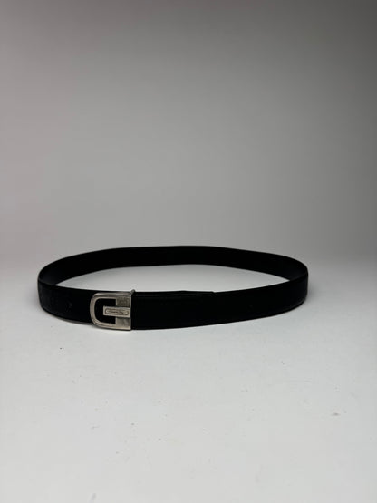 Vintage Dior Leather belt Black