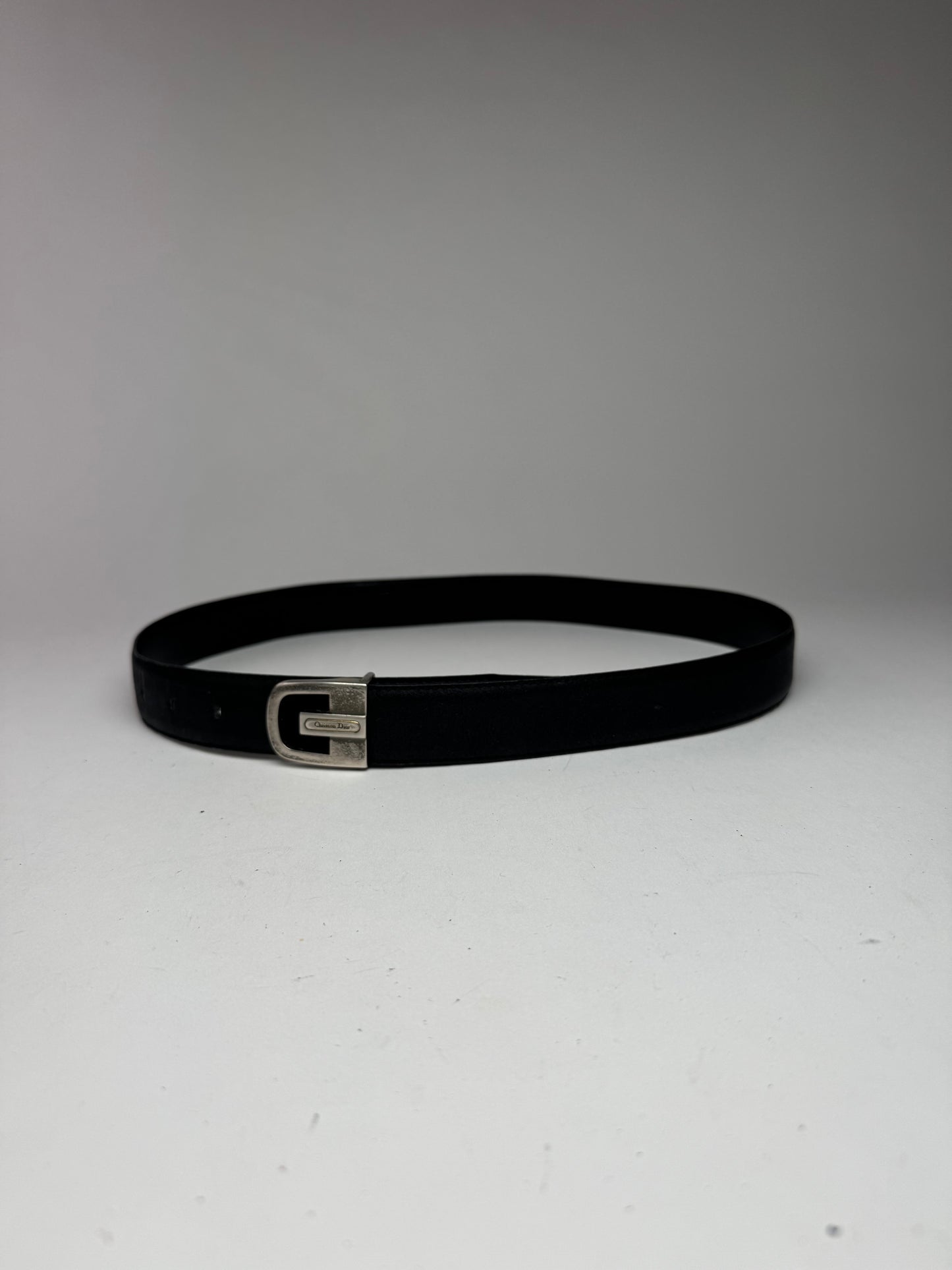 Vintage Dior Leather belt Black