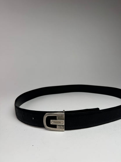 Vintage Dior Leather belt Black