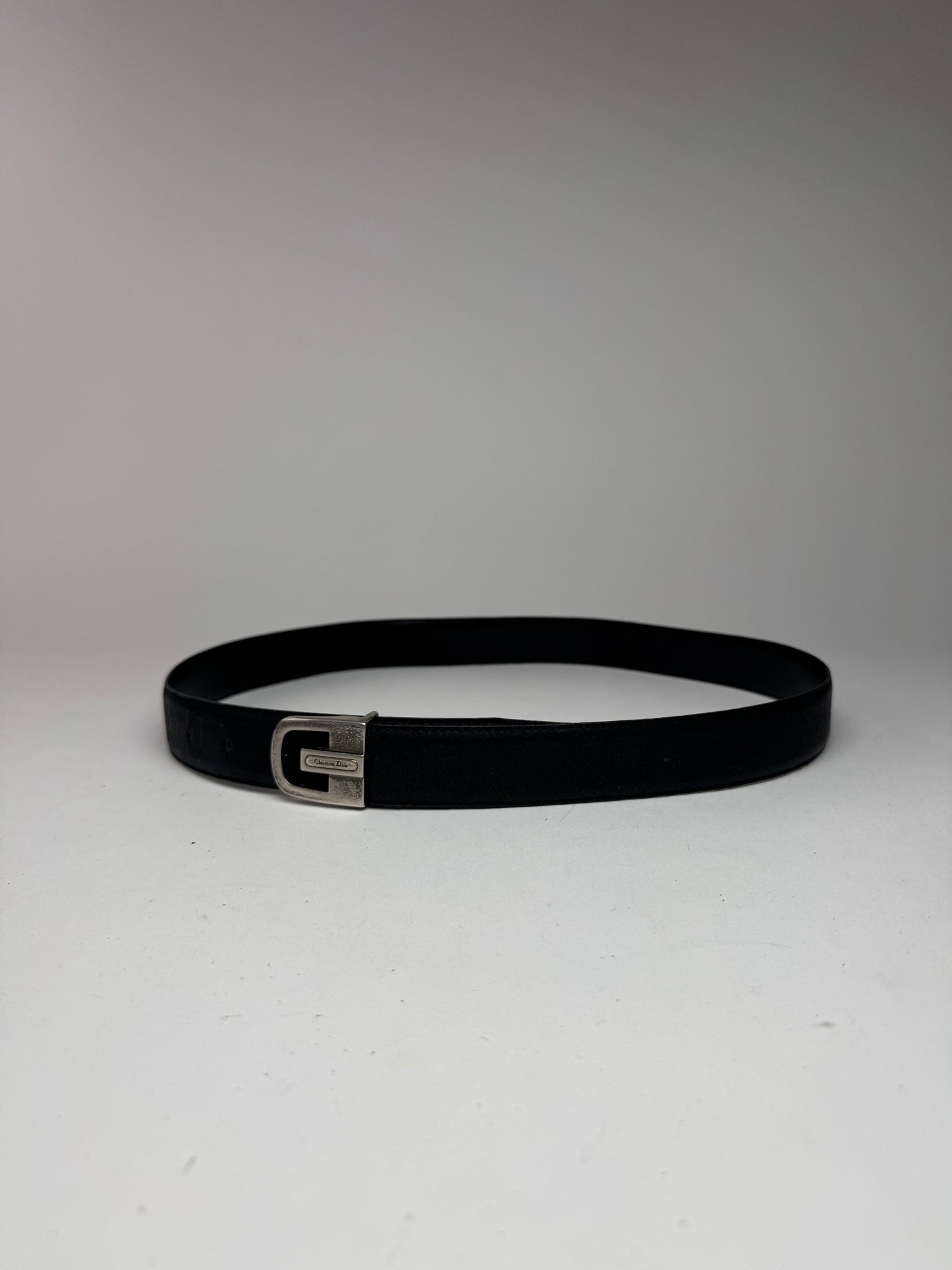 Vintage Dior Leather belt Black