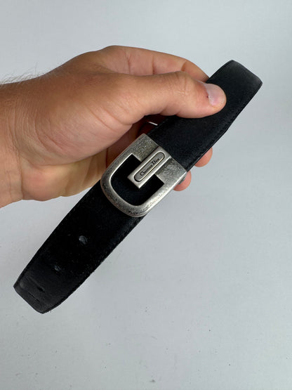 Vintage Dior Leather belt Black