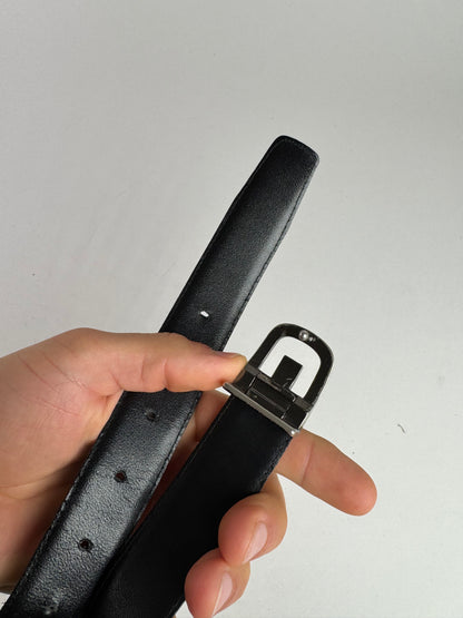 Vintage Dior Leather belt Black