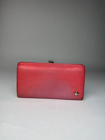 Vintage Vivienne Westwood Leather Wallet Pink