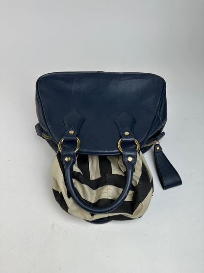 Vintage Vivienne Westwood Leather Handbag Navy