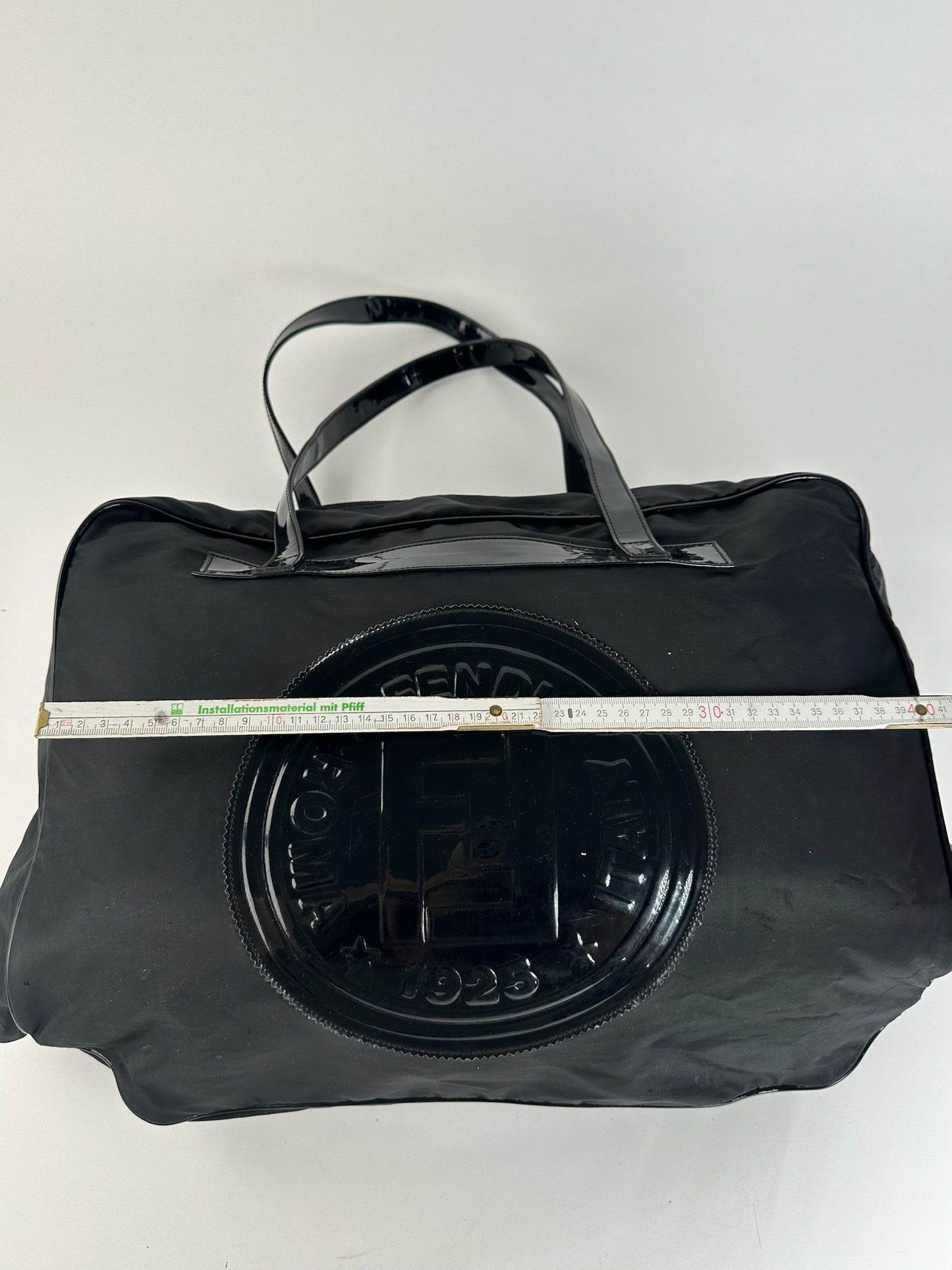 Sac de voyage vintage Fendi Roma noir