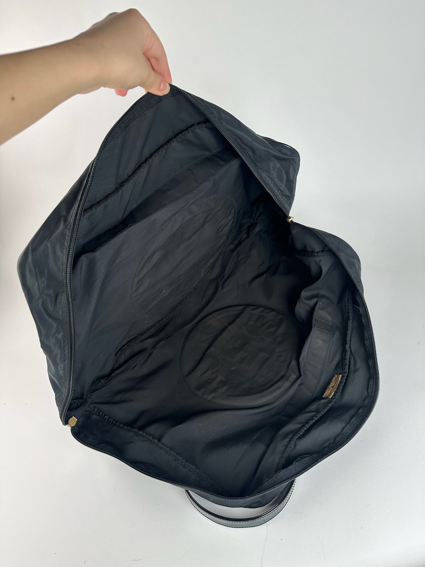 Sac de voyage vintage Fendi Roma noir