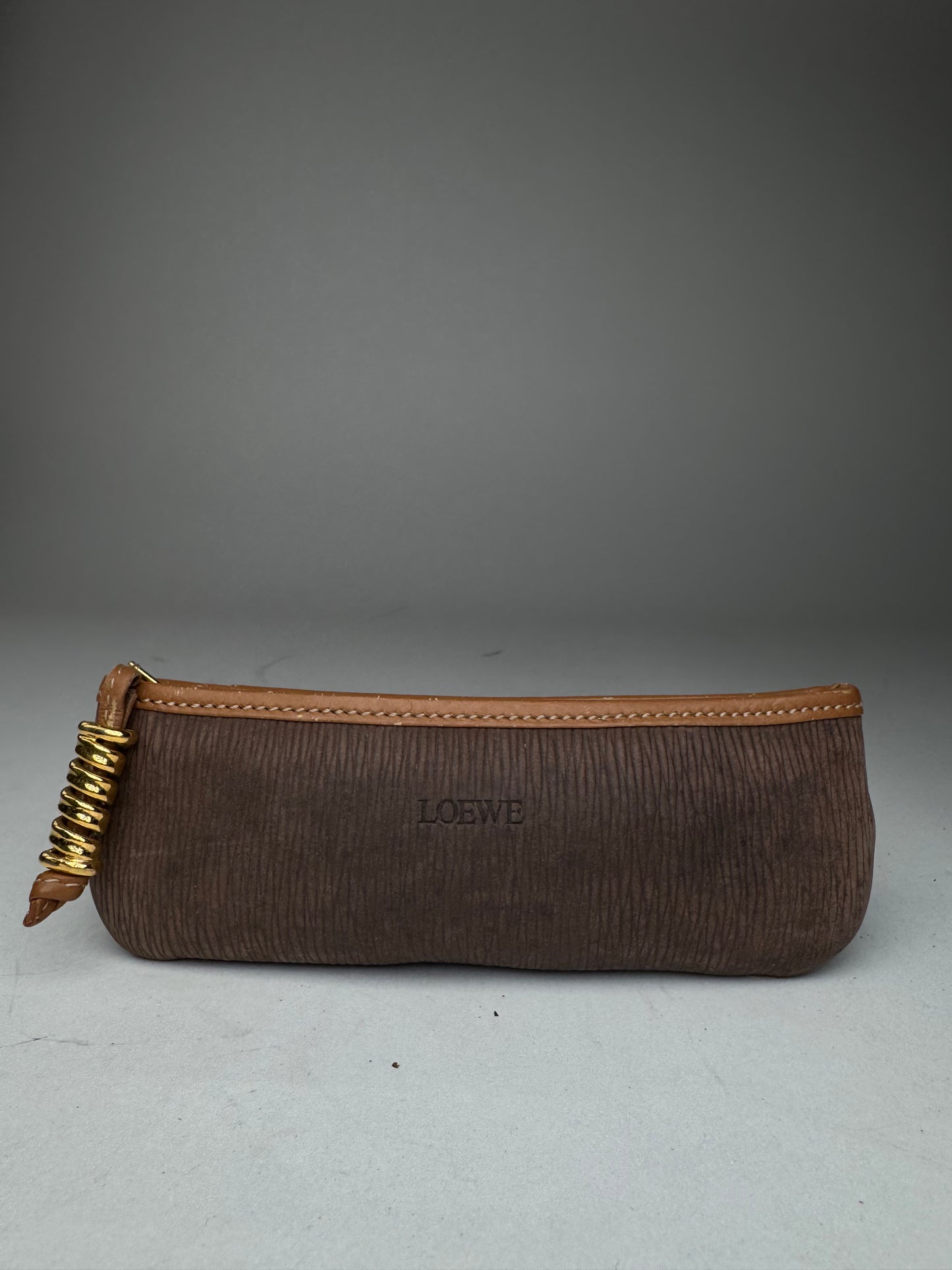 Vintage Loewe Leather Purse Brown