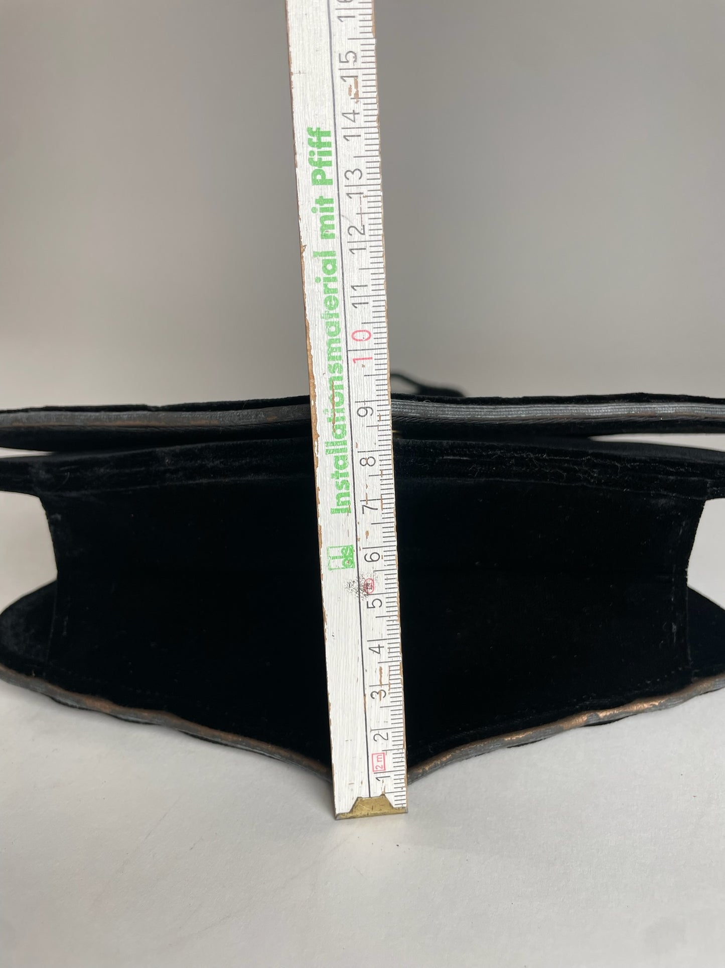 Vintage Yves Saint Laurent Canvas Shoulder Bag Black