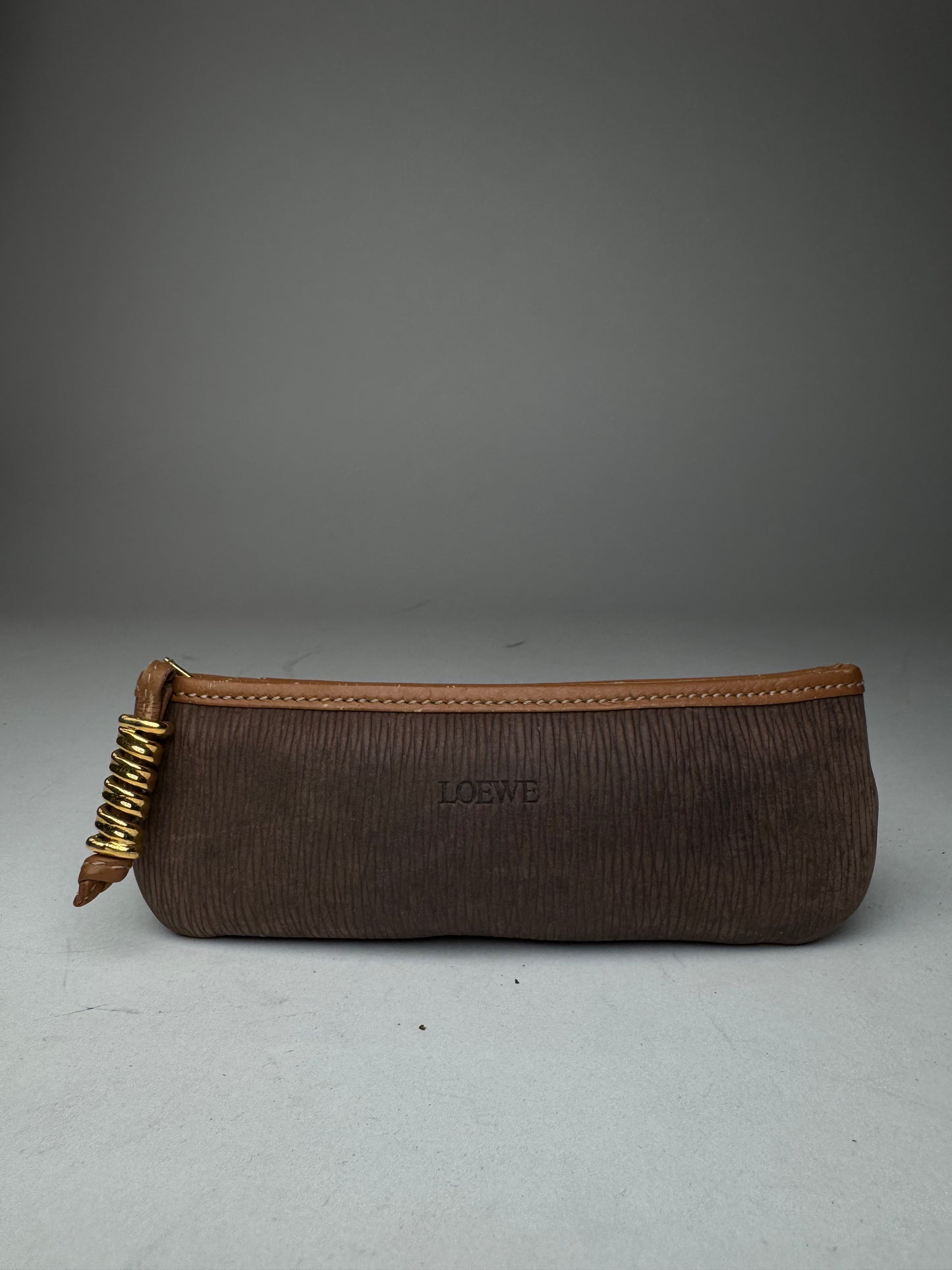Vintage Loewe Leather Purse Brown