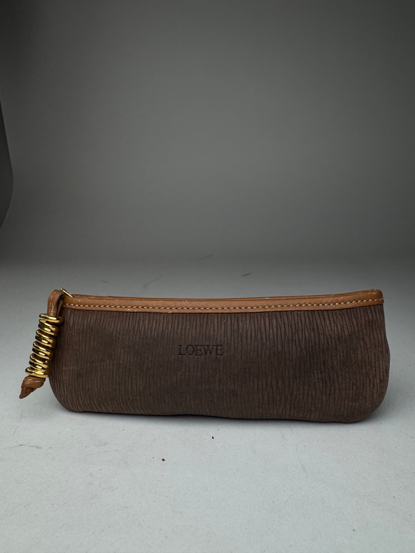 Vintage Loewe Leather Purse Brown