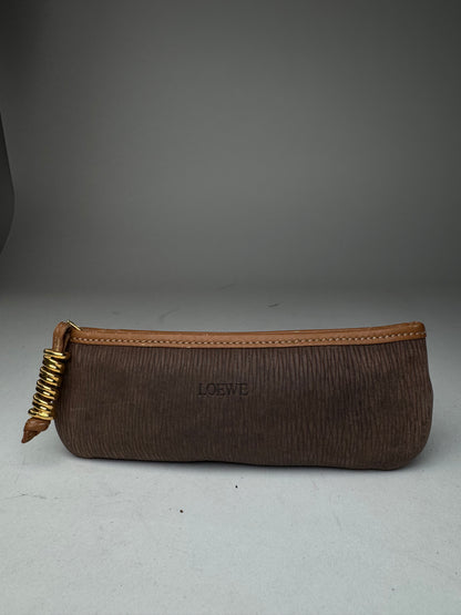 Vintage Loewe Leather Purse Brown
