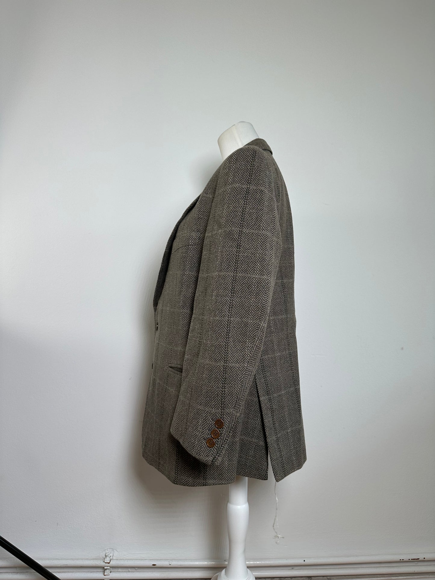 Vintage Givenchy Wool Blazer Brown