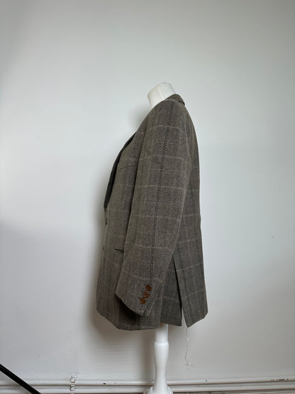 Vintage Givenchy Wool Blazer Brown