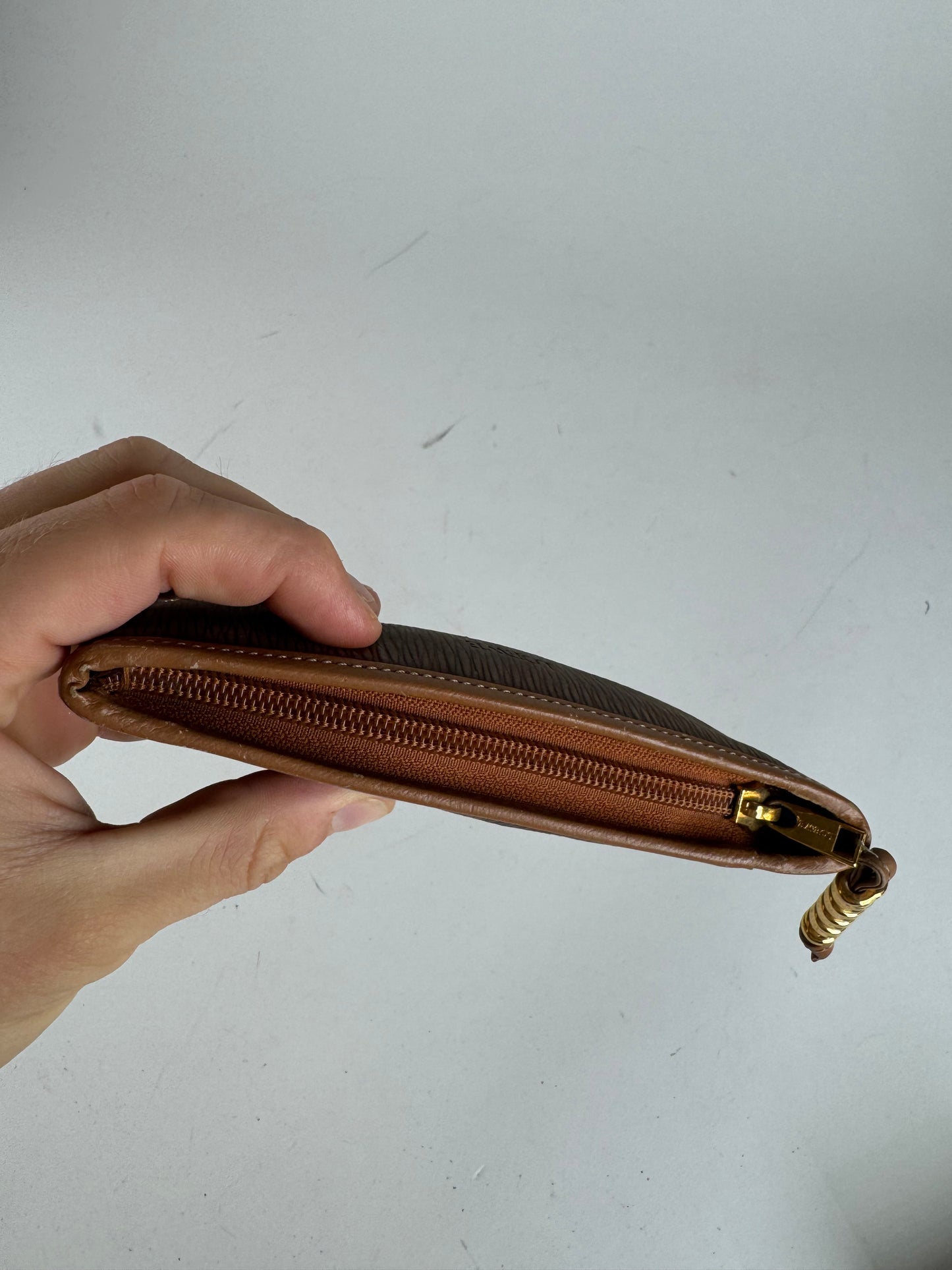 Vintage Loewe Leather Purse Brown