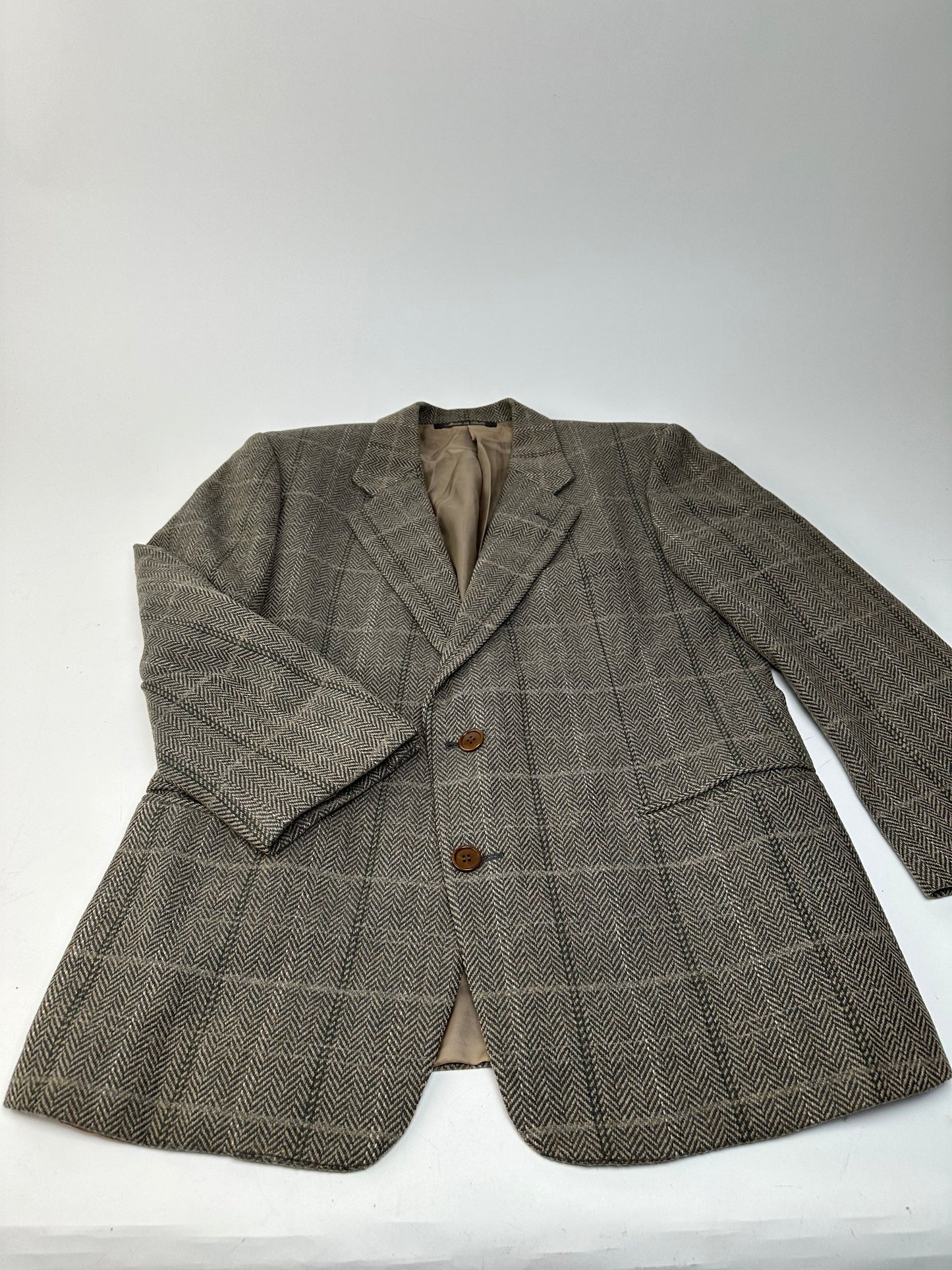 Vintage Givenchy Wool Blazer Brown