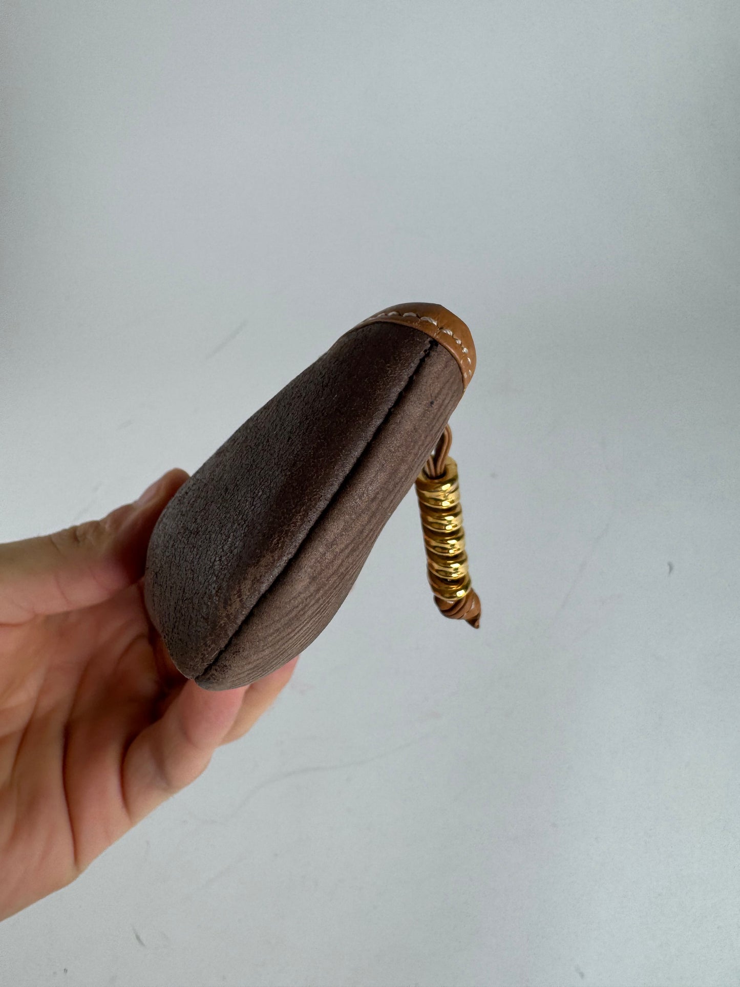 Vintage Loewe Leather Purse Brown