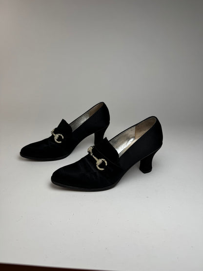 Vintage Gucci Pumps Horsebit Black