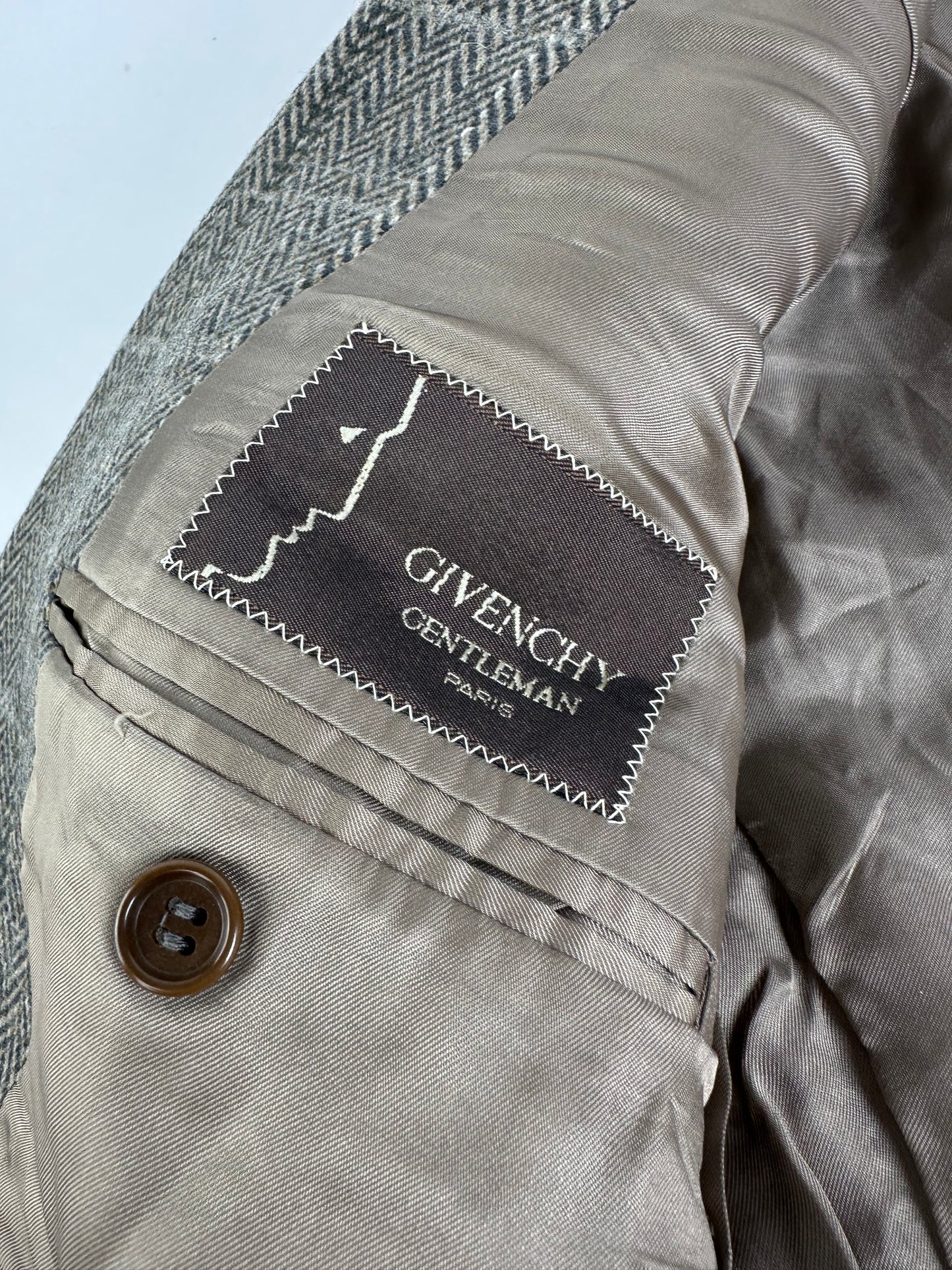 Vintage Givenchy Wool Blazer Brown