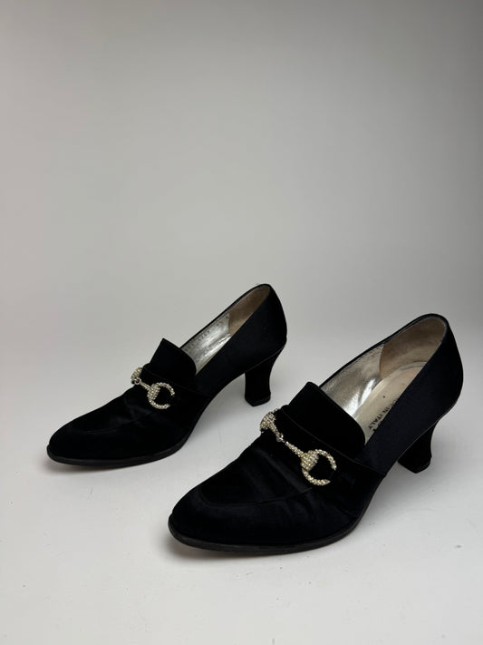 Vintage Gucci Pumps Horsebit Black