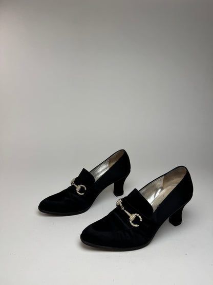 Vintage Gucci Pumps Horsebit Black