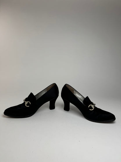 Vintage Gucci Pumps Horsebit Black