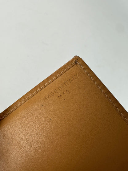 Vintage Celine Paris Triomphe Monogram Card Holder Brown