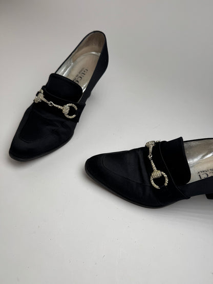 Vintage Gucci Pumps Horsebit Black