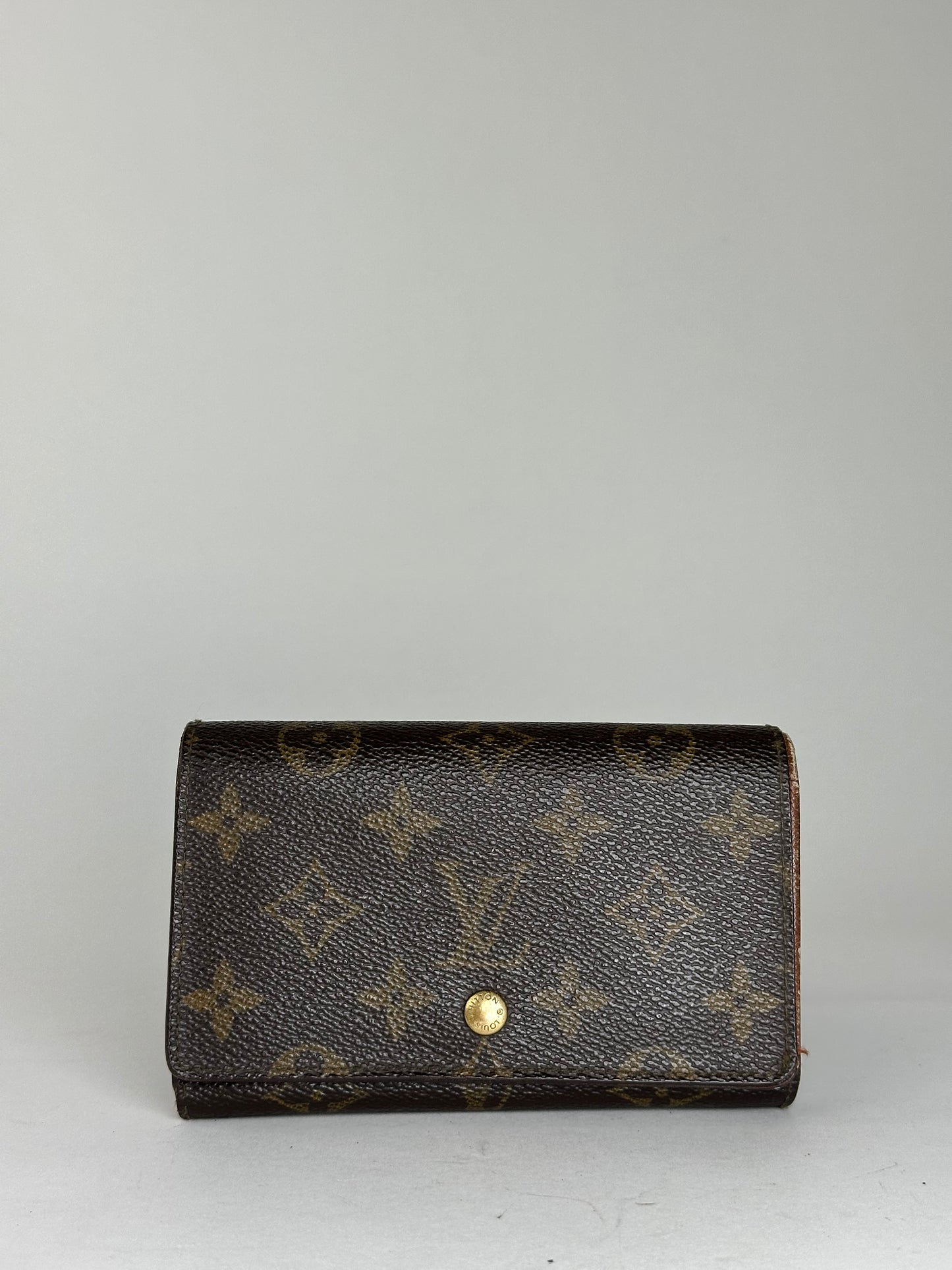 Louis Vuitton Monogram Canvas Wallet Brown