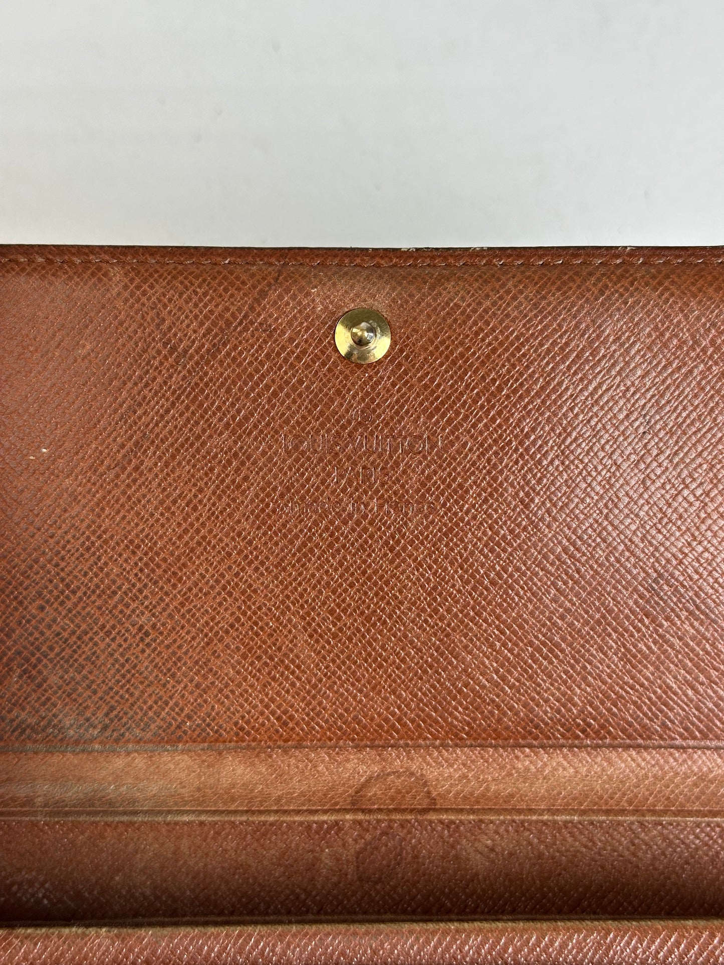 Louis Vuitton Monogram Canvas Wallet Brown