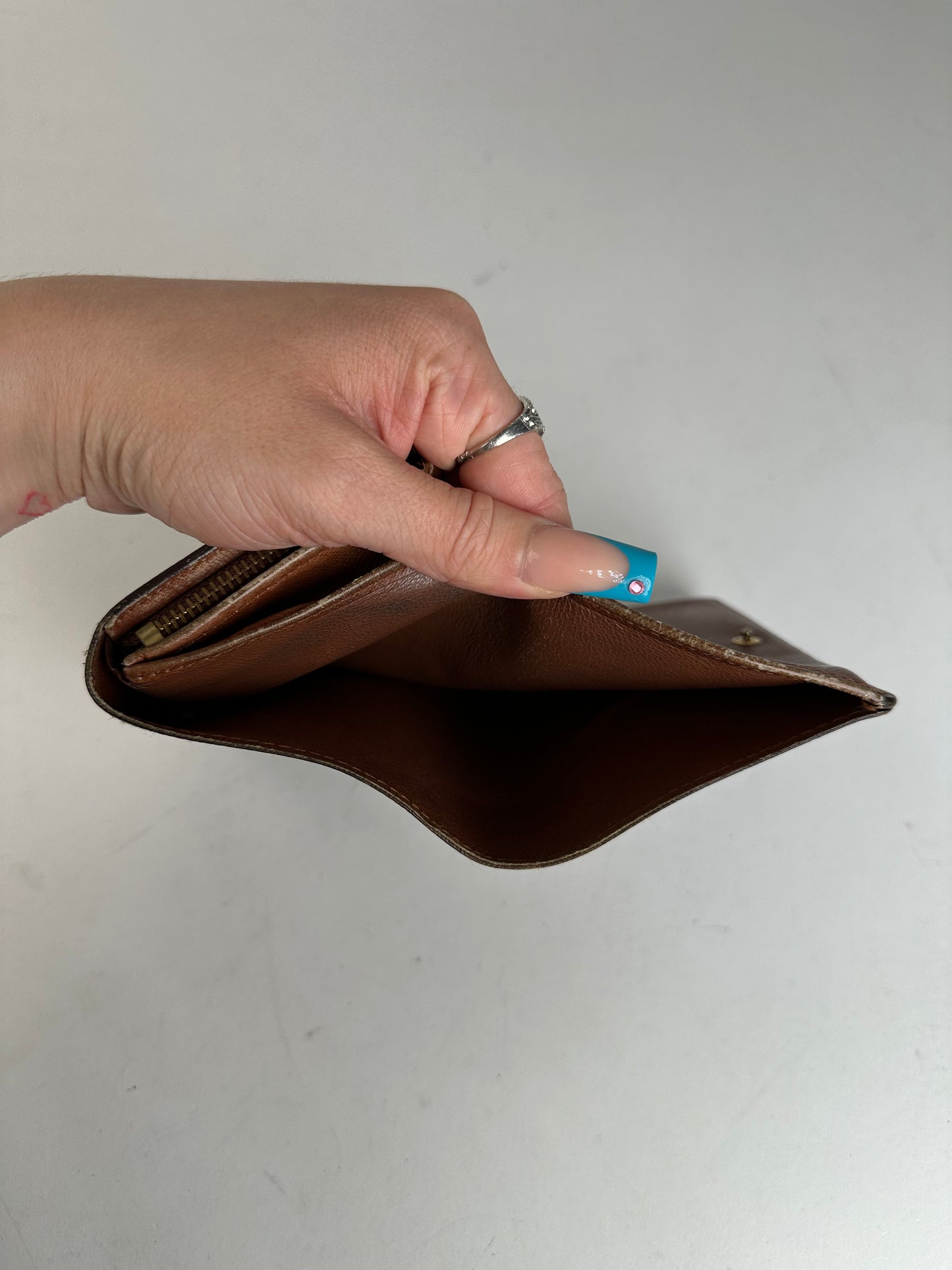 Louis Vuitton Monogram Canvas Wallet Brown