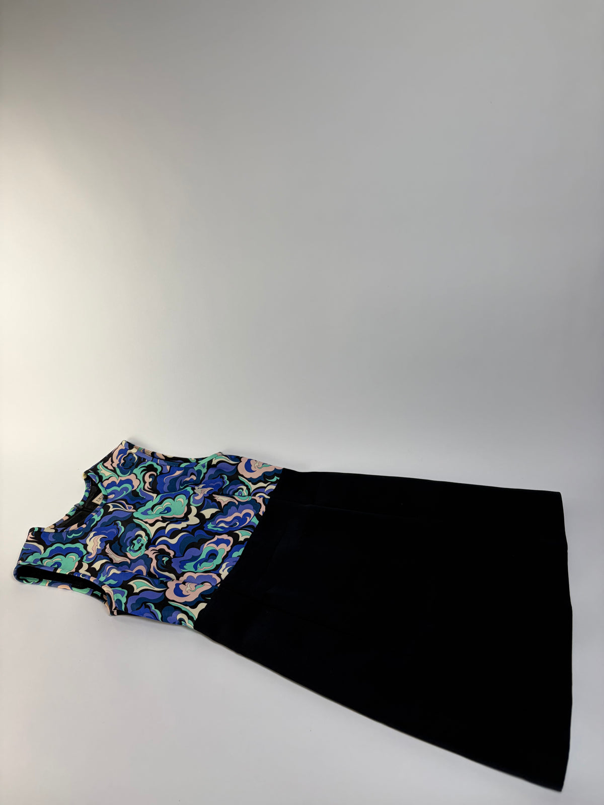 Vintage Emilio Pucci Sleeveless Floral A-Line Dress Late 2000s XS