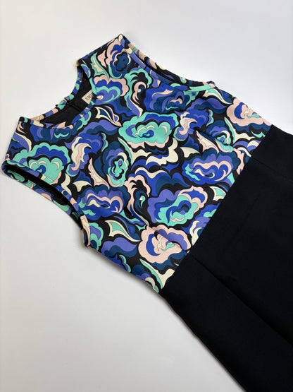 Vintage Emilio Pucci Sleeveless Floral A-Line Dress Late 2000s XS