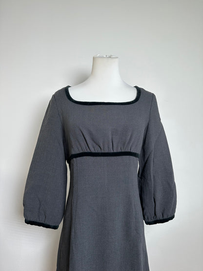 Vintage Balenciaga Mixed Dress Gray