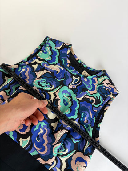 Vintage Emilio Pucci Sleeveless Floral A-Line Dress Late 2000s XS