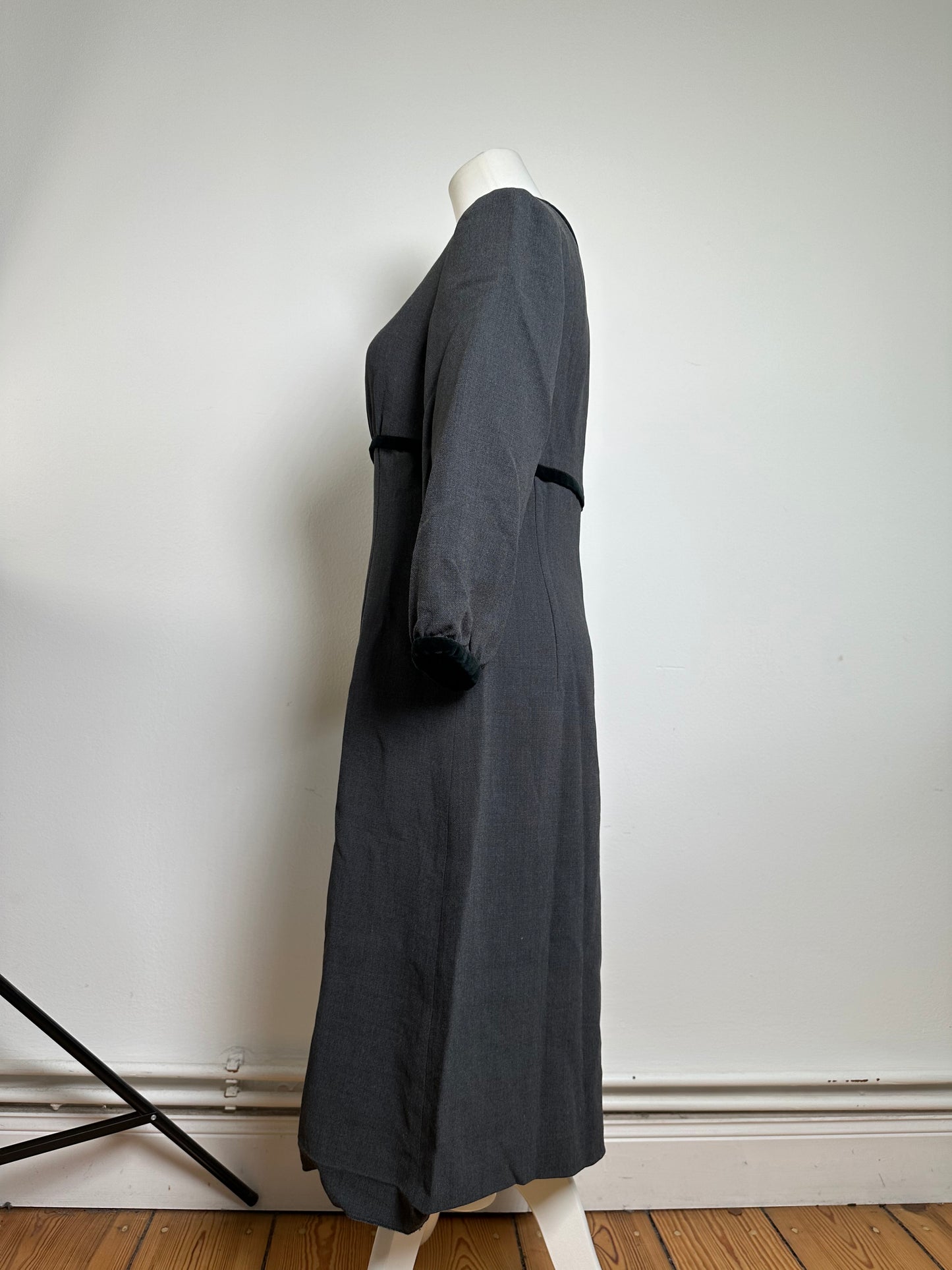 Vintage Balenciaga Mixed Dress Gray