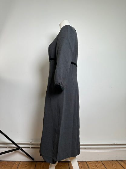 Vintage Balenciaga Mixed Dress Gray