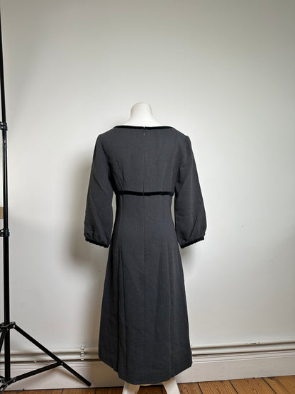 Vintage Balenciaga Mixed Dress Gray