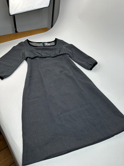 Vintage Balenciaga Mixed Dress Gray