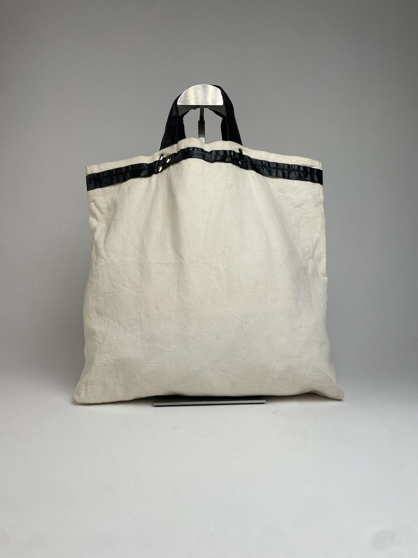 Vintage Comme Des Garçons Canvas Tote Bah White Black