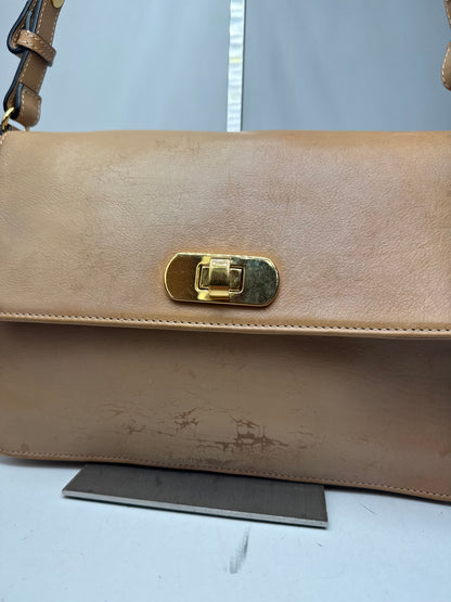 Vintage Marni 2Way Leather Bag Camel